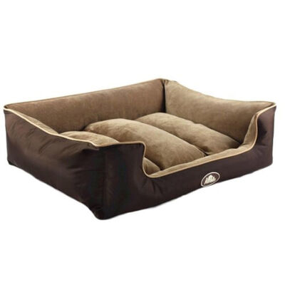 Imagen 1 del producto Cama Mascan Reversible doble color para Perro Café