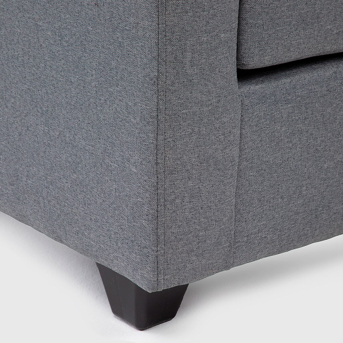 Seccional Muebles MPR Charlotte 4 Cuerpos Gris