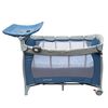 Cuna Corral Con Mudador Pack & Play Traveler Azul Bebesit