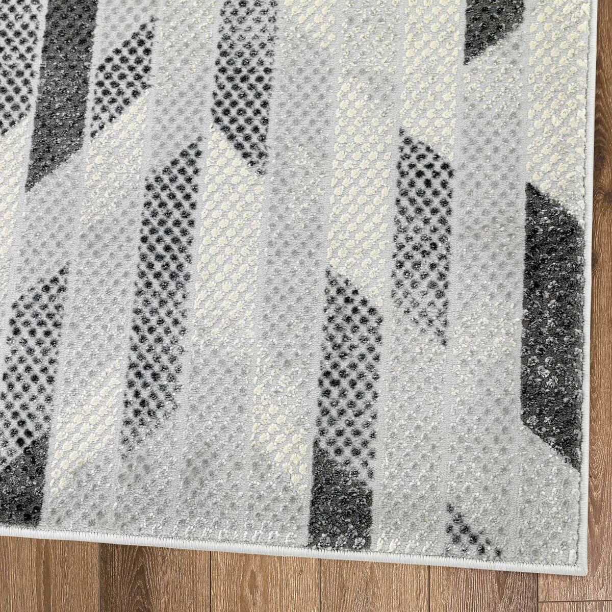 Alfombra de Pasillo Modalfo Babil Gris 70 x 230 cm