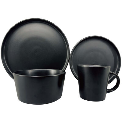 Imagen 1 del producto Juego de Vajilla Zibel SDC1318N 24 Piezas Negro