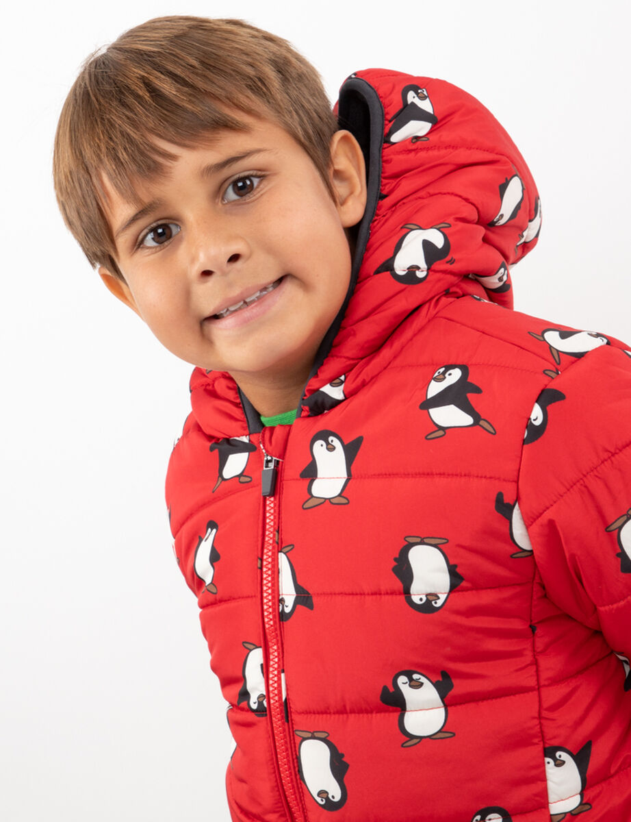 Parka con Gorro Niño Chess