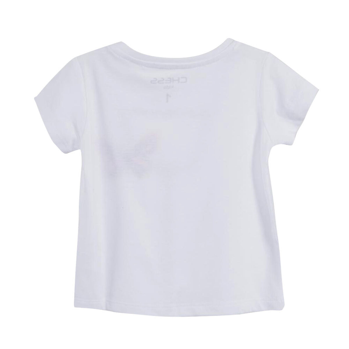 Polera Manga Corta Niña Chess