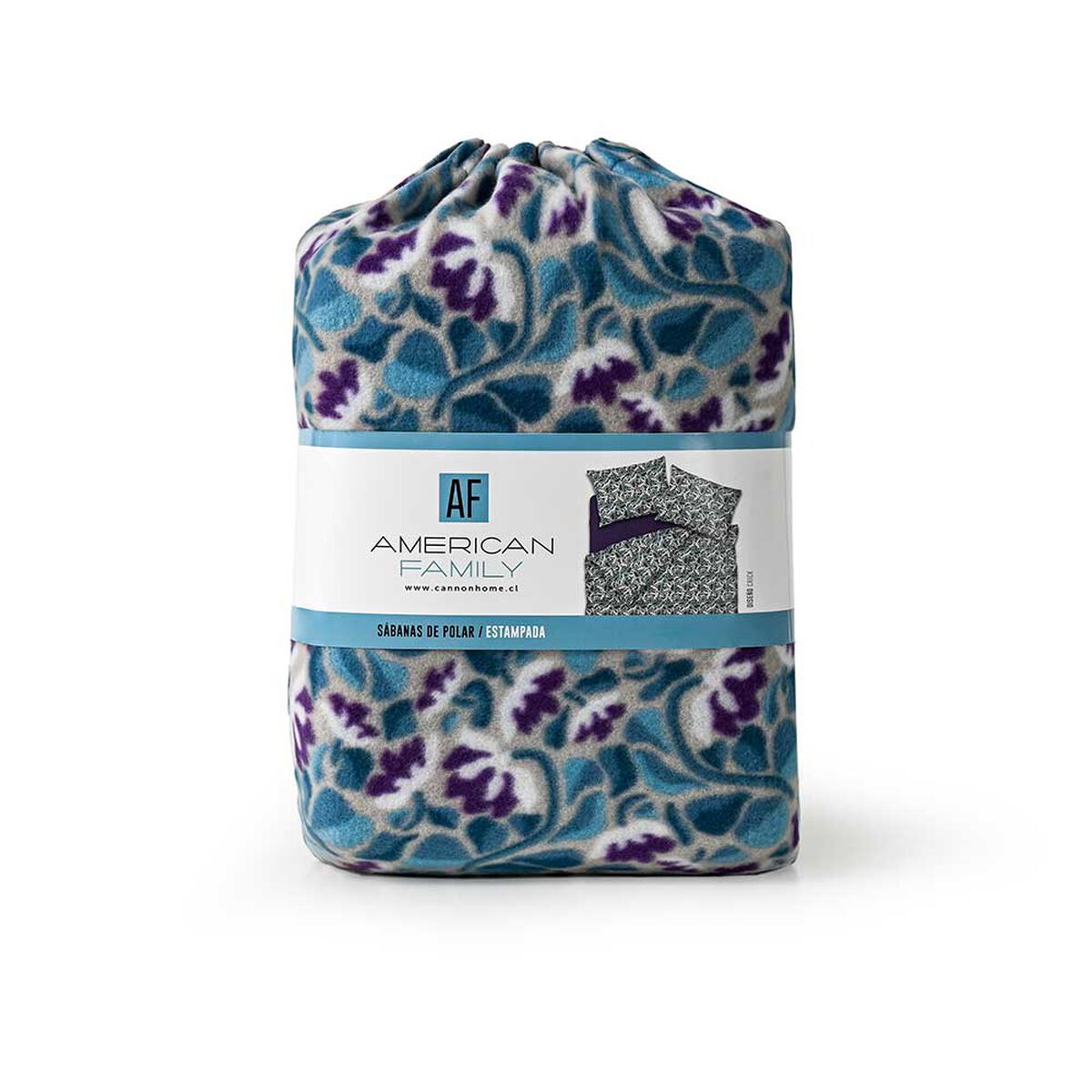 S&aacute;bana de polar American Family 1 Plaza Crik Azul