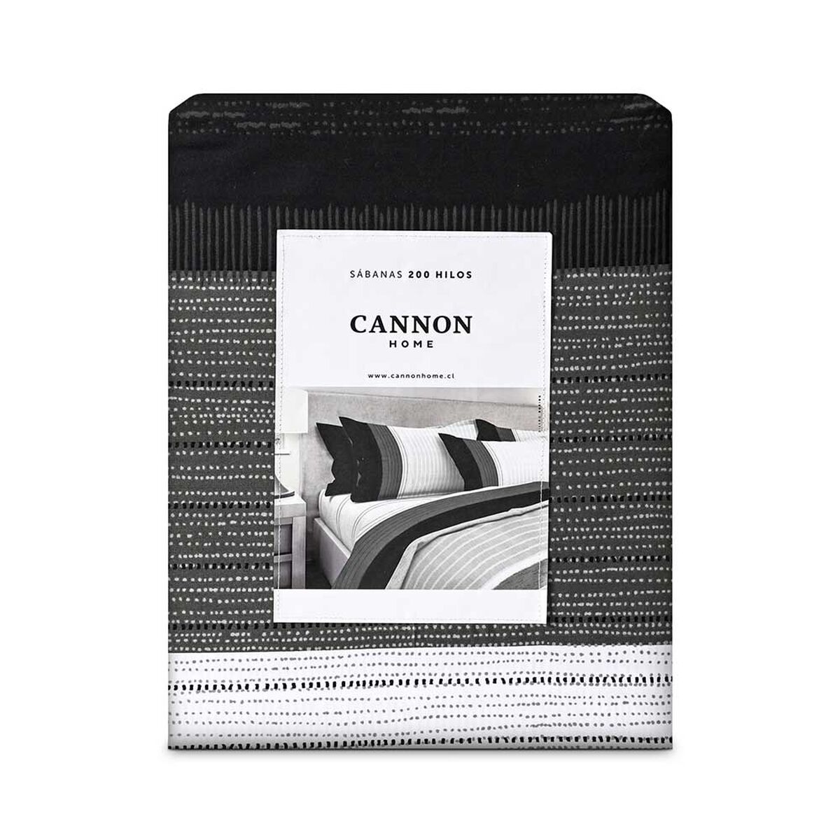 Juego de Sábanas Estampado Cannon 200 Hilos 2 Plazas Boking