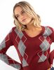 Sweater Tartán Mujer Icono