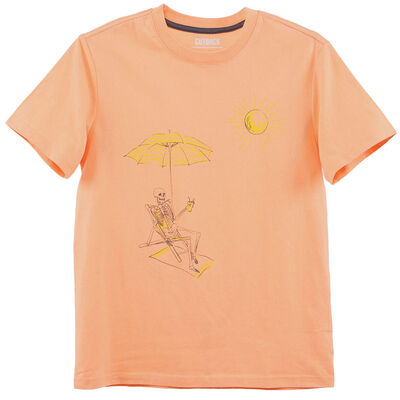 Polera Manga Corta de Algod&oacute;n Ni&ntilde;o Cutback