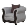 Juego de Living Black Factory Barcelona Sofá 3 Cuerpos + Dos Sillones 1 Cuerpo Crema