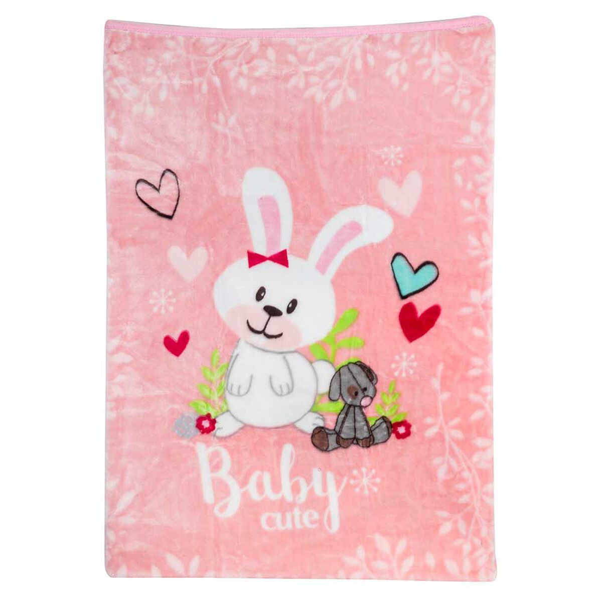 Saco Bebe con Broche Conejito Rosada Bebesit