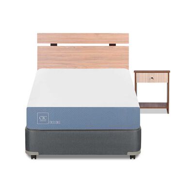 Imagen 1 del producto Cama Americana CIC 1,5 Plazas Excellence + Respaldo + Velador