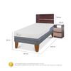 Cama Europea CIC 1 Plaza Excellence Plus + Respaldo + Velador