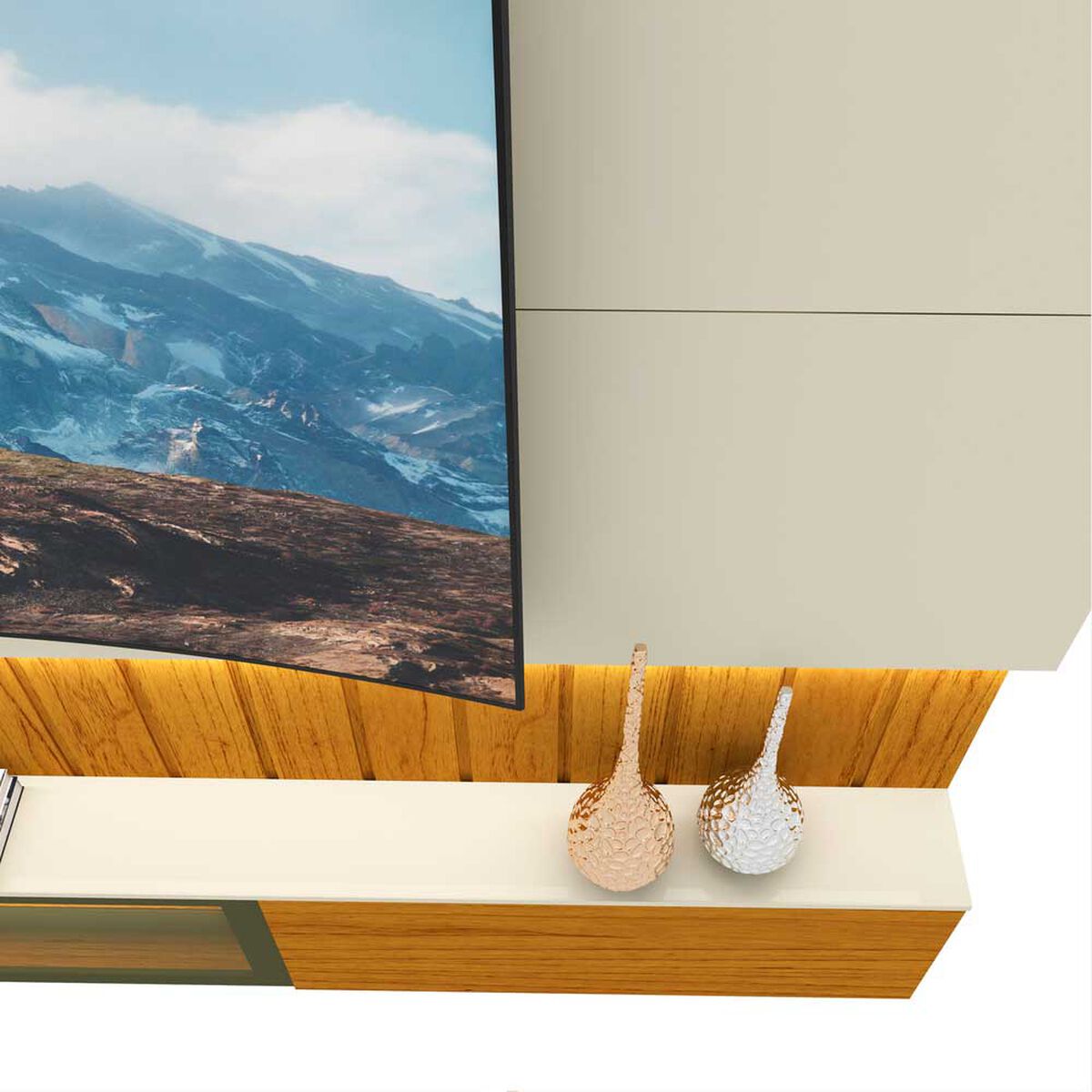 Home Decocasa Soberano hasta 95" Natural Off White