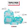 Triple Pack 5XT Mochila Ni&ntilde;a Xtrem Verde Agua