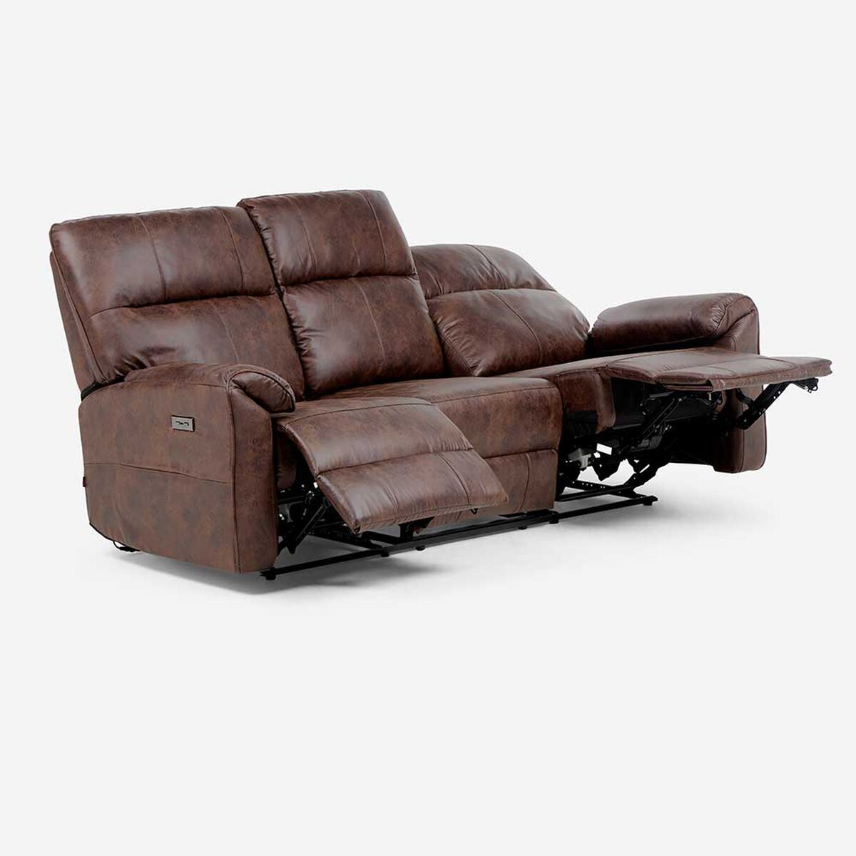Sof&aacute; Reclinable Rosen Tolosa 3 Cuerpos Marr&oacute;n
