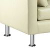 Sofá Bodevir Sky PU 12 3 Cuerpos Beige 