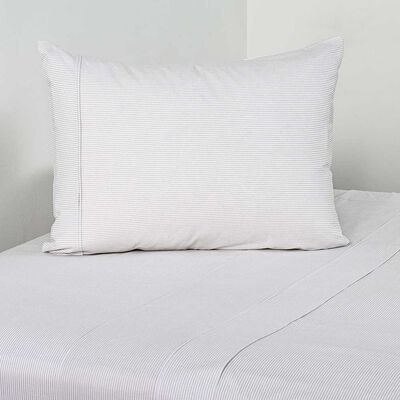 Imagen 1 del producto Juego de Sábanas Elements & Co 1.5 Plazas 144 Hilos Stripe Beige