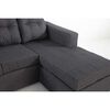 Sofá Modular Kea Rodas 3 Cuerpos Grafito