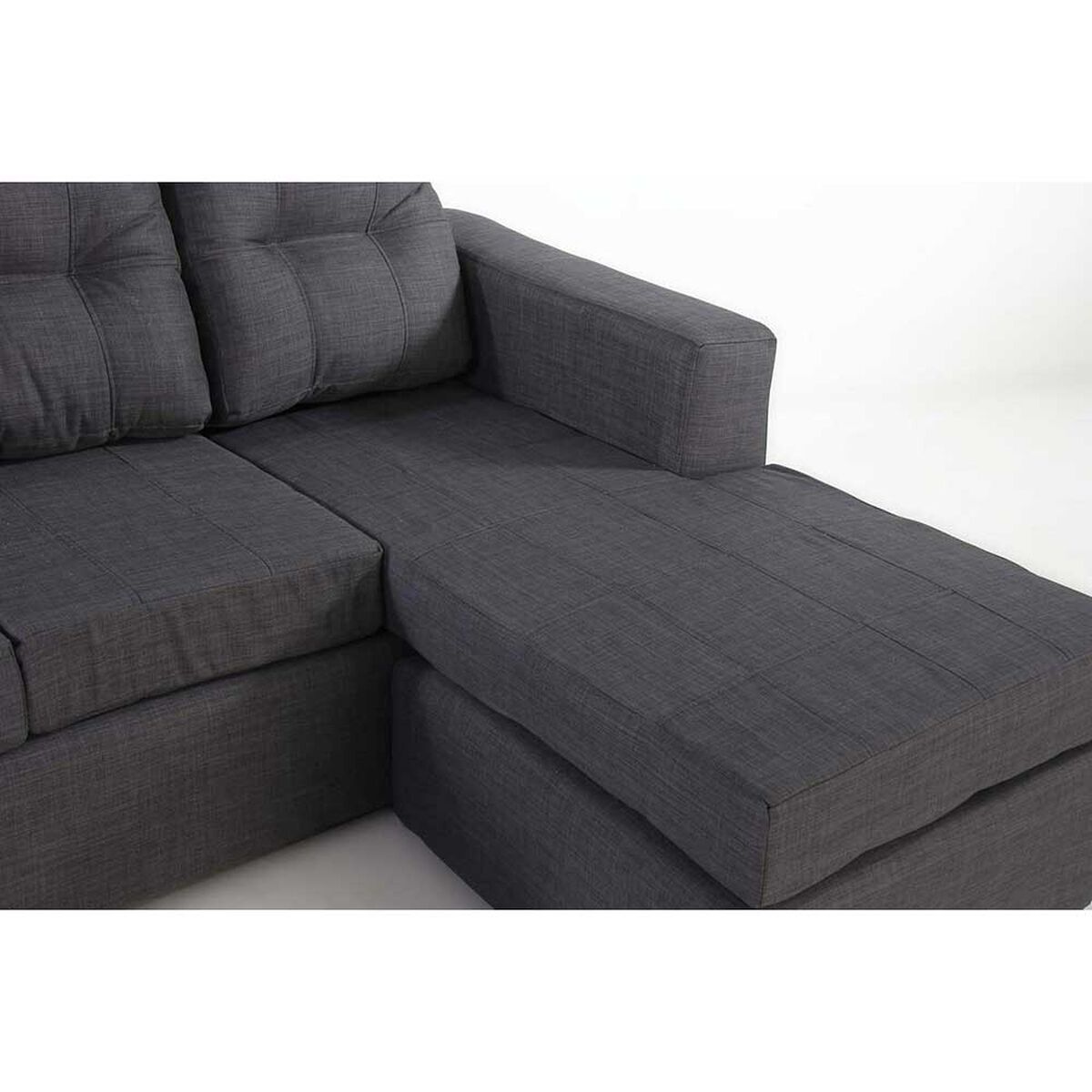 Sofá Modular Kea Rodas 3 Cuerpos Grafito