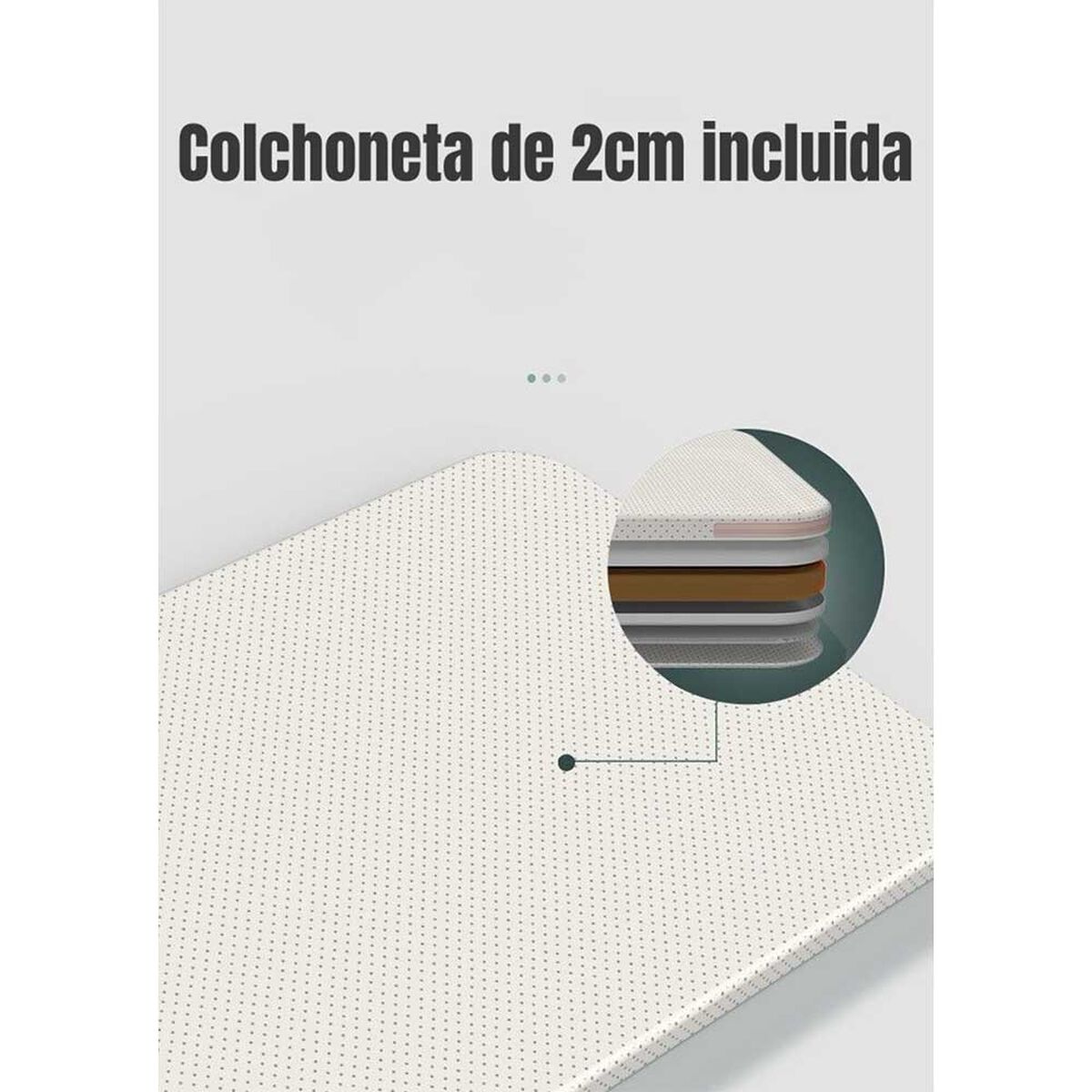 Cuna Colecho Bebé con Mosquitero Café Lubabycas