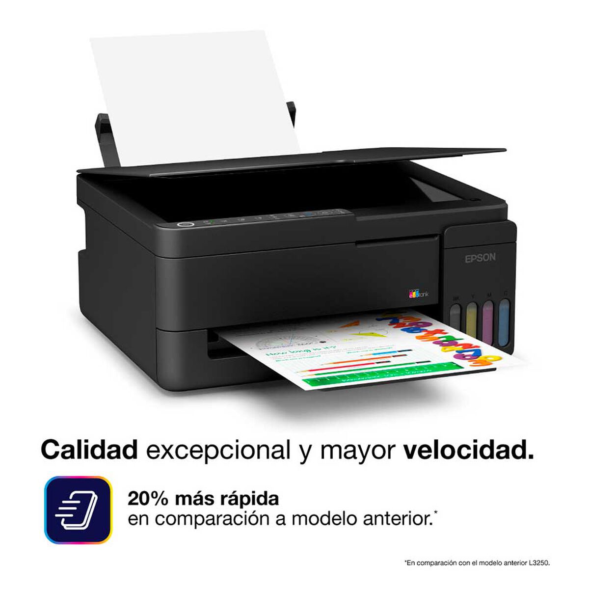 Multifuncional  Epson Ecotank L3350