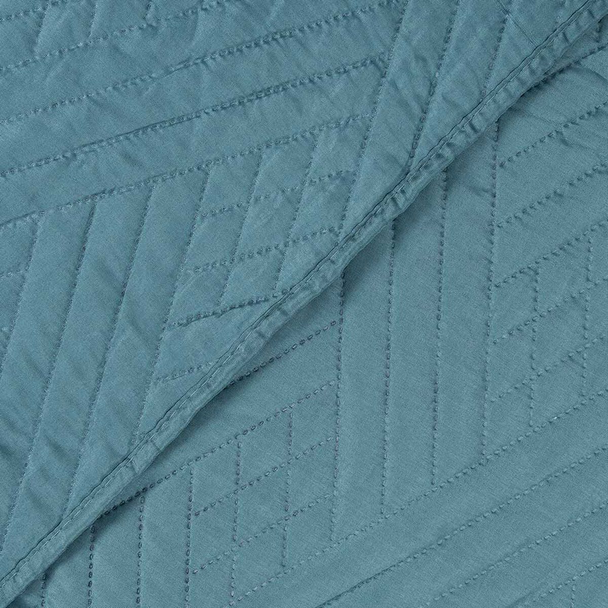 Set Quilt + Juego de S&aacute;banas Mashini 1,5 Plazas Liso Verde