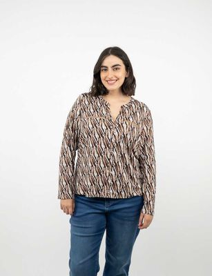 Imagen 1 del producto Polera Manga Larga Mujer Extralindas Taupe