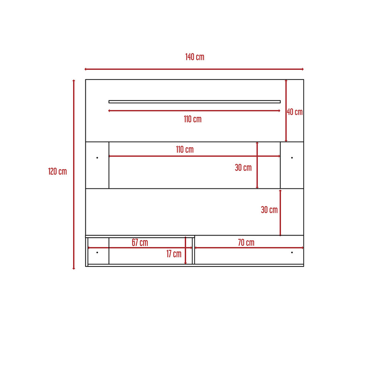 Combo Panel TV 55" + Arrimo Tuhome Beijing 50
