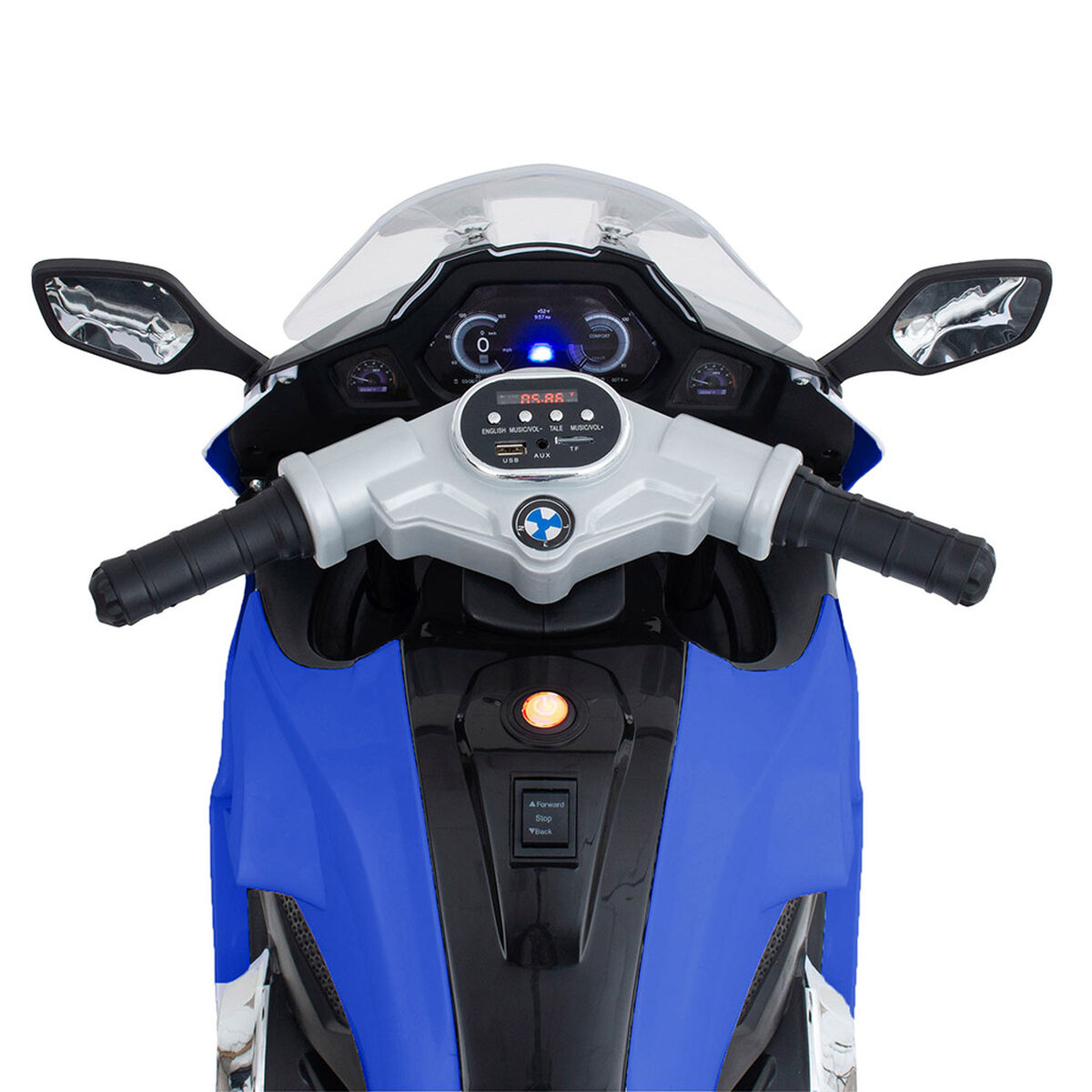 Moto de Carrera a Batería Musical Baby Way Azul
