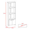 Biblioteca TuHome Easy Caramelo 2 Puertas