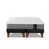 Cama Europea Latam Home Base Dividida 2 Plazas Zen Best Negro