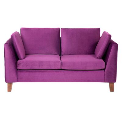 Sofá Barra Design Estocolmo 2 Cuerpos Morado