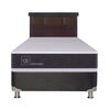 Box Spring CIC 1 Plaza New Ortopedic + Respaldo New Dublin