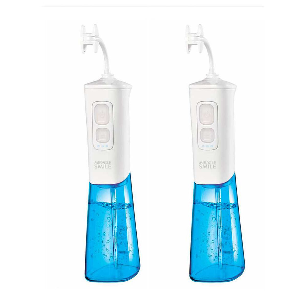 2 Miracle Smile Irrigador dental + 6 cabezales