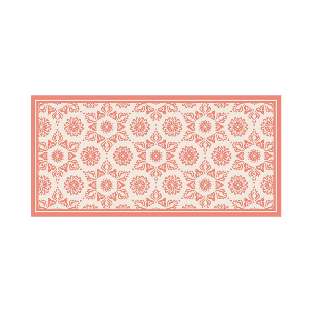 Alfombra Davanti Flor Hindú Coral 70 x140 Flor Hindú Coral