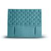 Respaldo Latam Home King Brescia Tela Velvet Turquesa