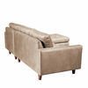 Sof&aacute; Cuero Latam Home N&aacute;poles Chaise Longue 2 Cuerpos Derecho