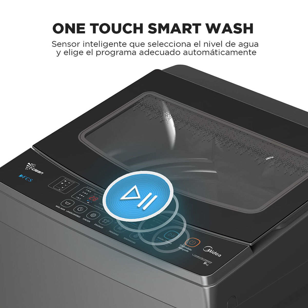 Lavadora Automática Midea MLS-110GE04N 11 kg.