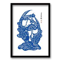 Cuadro Decorativo Retela Fish Japanese 70 x 50 cm