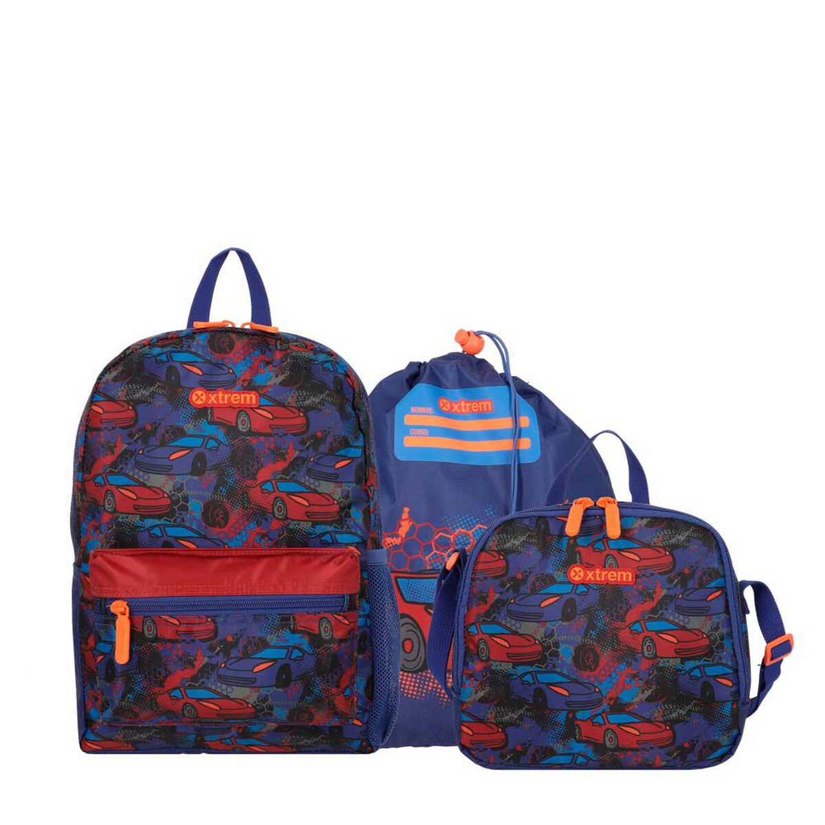 Minipack 6XT Mochila Ni&ntilde;o Xtrem Auto Azul