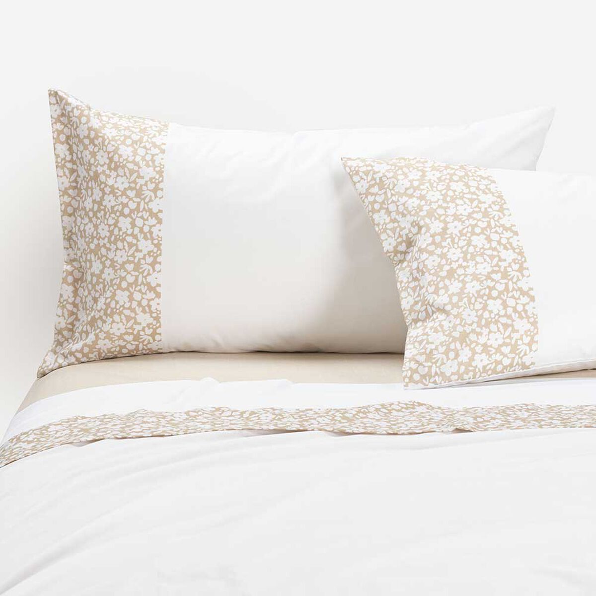 Juego de Sábanas Rosen 180 Hilos King Guarda Spring Beige