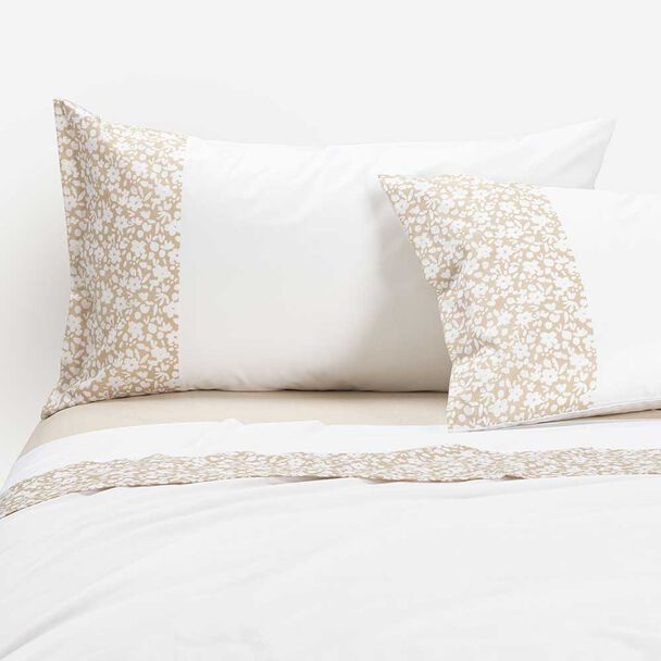 Juego de Sábanas Rosen 180 Hilos King Guarda Spring Beige