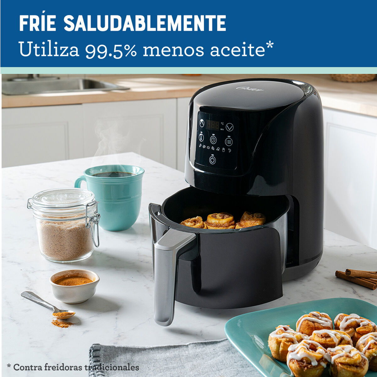 Freidora de Aire Oster CKSTAF40DDF 4 lts.