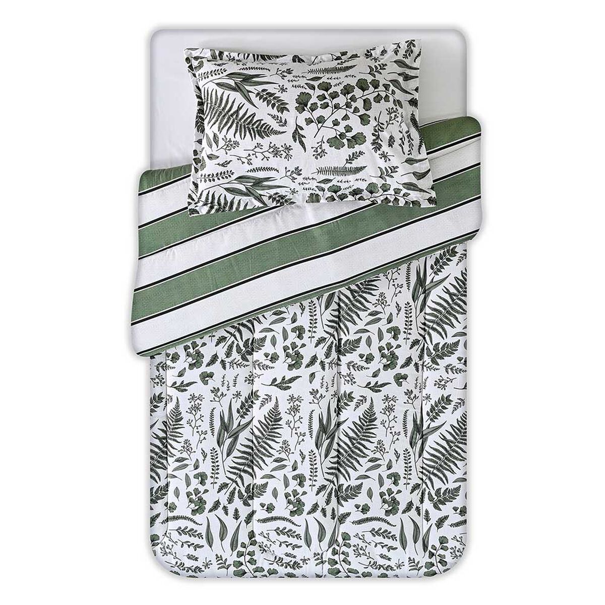 Cubrecama Cannon 1.5 Plazas Greenery