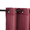 Set de Cortinas Mashini Atacama 140 x 220 cm Burdeo