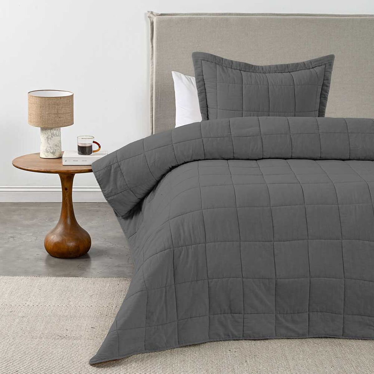 Quilt Cannon 1.5 Plazas Block Gris