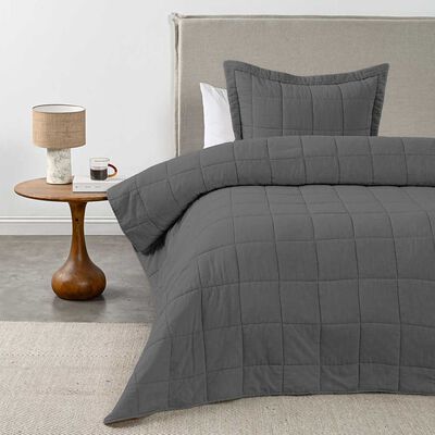 Quilt Cannon 1.5 Plazas Block Gris