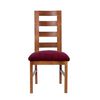 Juego de Comedor Latam Home Sevilla Granada 2 Sillas + 2 Bancas Velvet Burdeo