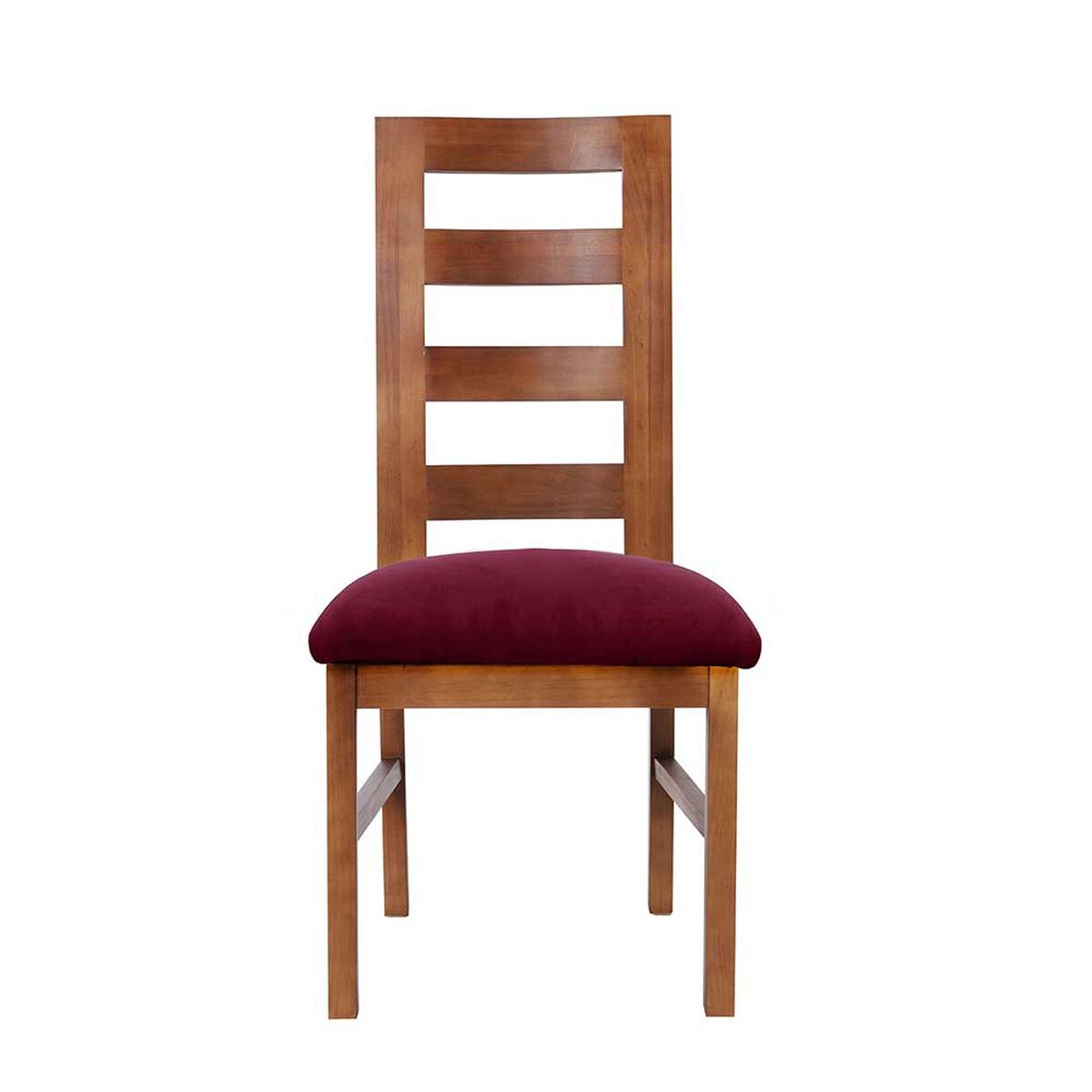 Juego de Comedor Latam Home Sevilla Granada 2 Sillas + 2 Bancas Velvet Burdeo