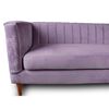 Sof&aacute; Tela Velvet Latam Home Sorrento 3 Cuerpos