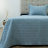 Quilt Doral 1,5 Plazas Lumi Velvety Azul